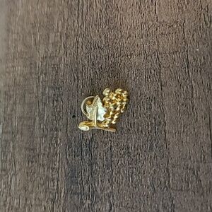 VINTAGE Gold Grape Pin